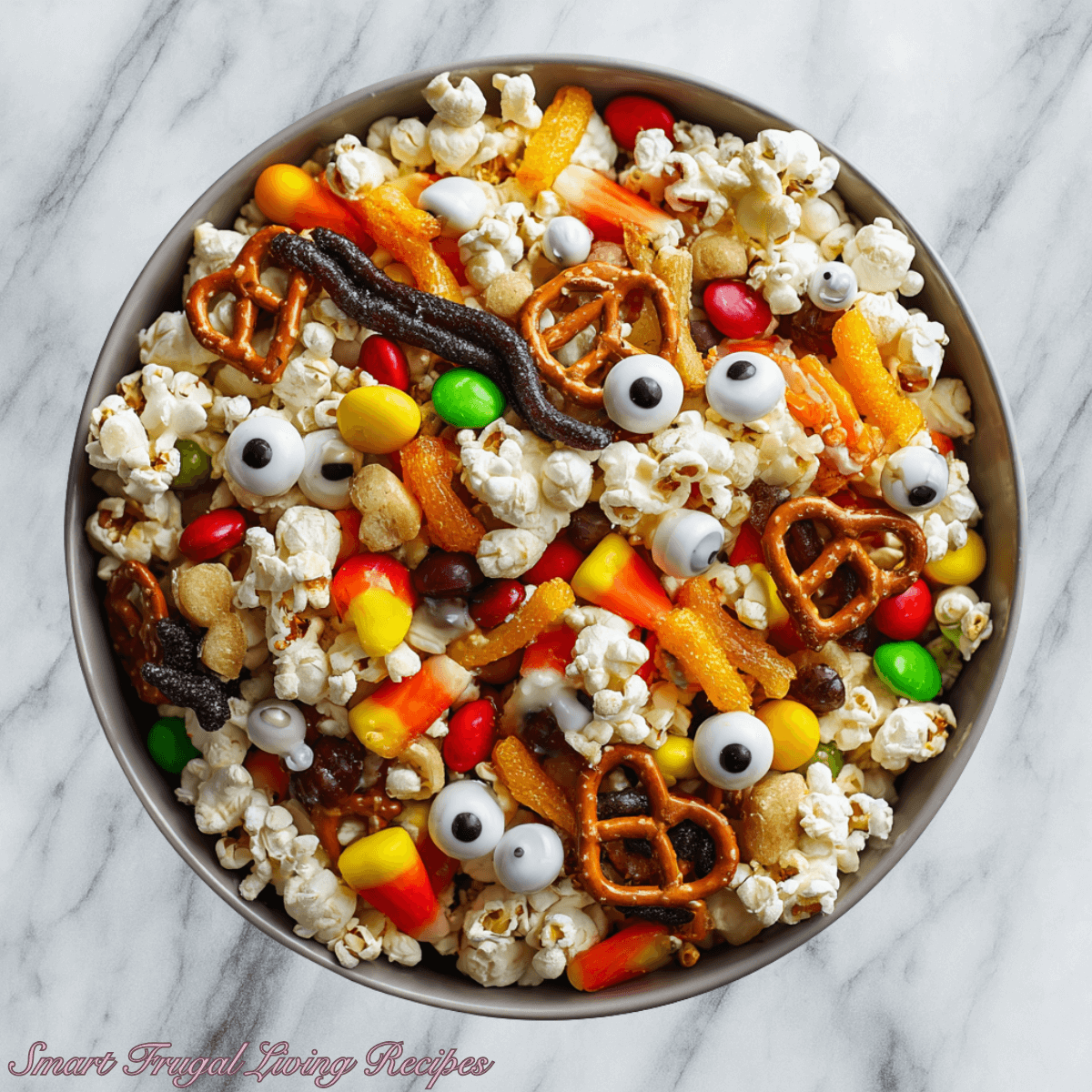 You are currently viewing Monster Munch Trail Mix Recipe for Halloween Parties