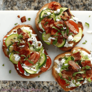 Read more about the article Bacon-Tomato Cheese Toasts Recipe