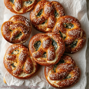 Read more about the article Spinach Artichoke Stuffed Soft Pretzels