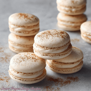 Read more about the article Cinnamon Roll Macarons – Soft, Spiced, and Perfectly Sweet