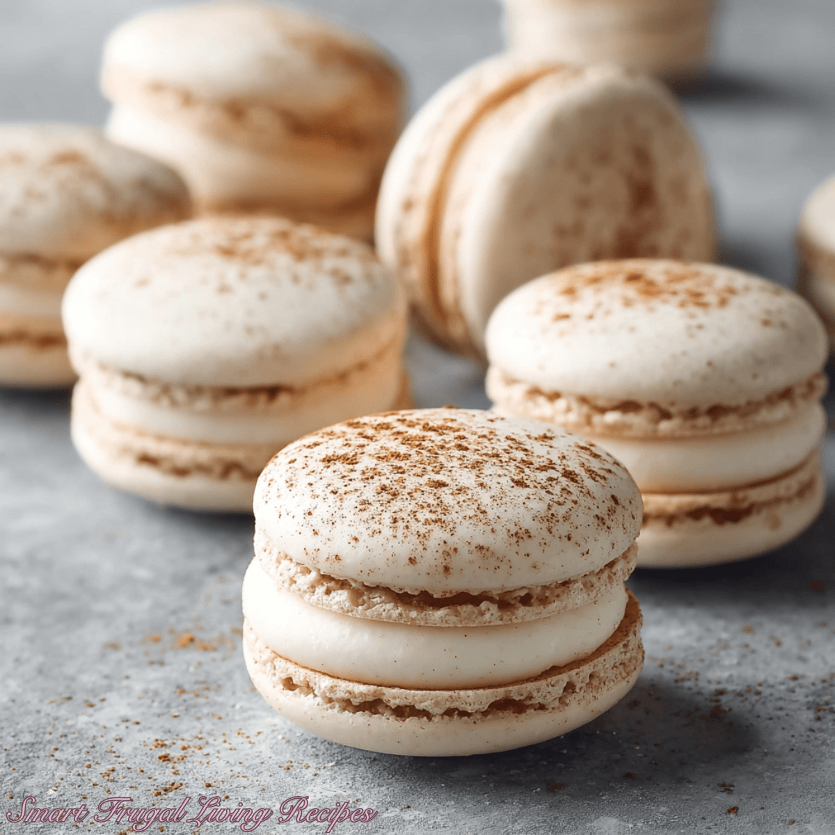 Cinnamon Roll Macarons
