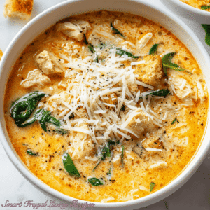 Read more about the article Crockpot Chicken Parmesan Soup – Easy, Creamy, and Comforting