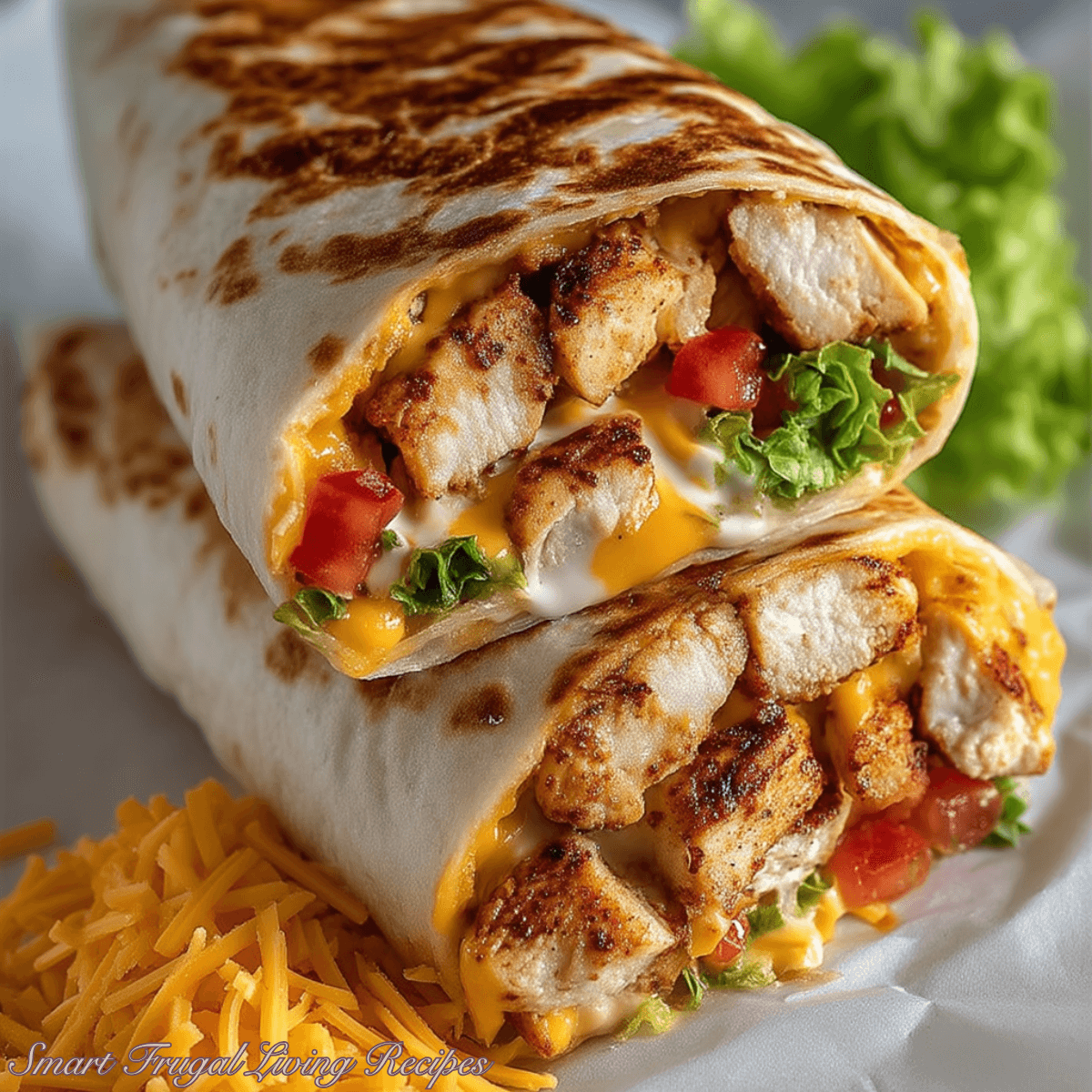 Chipotle Ranch Grilled Chicken Burrito