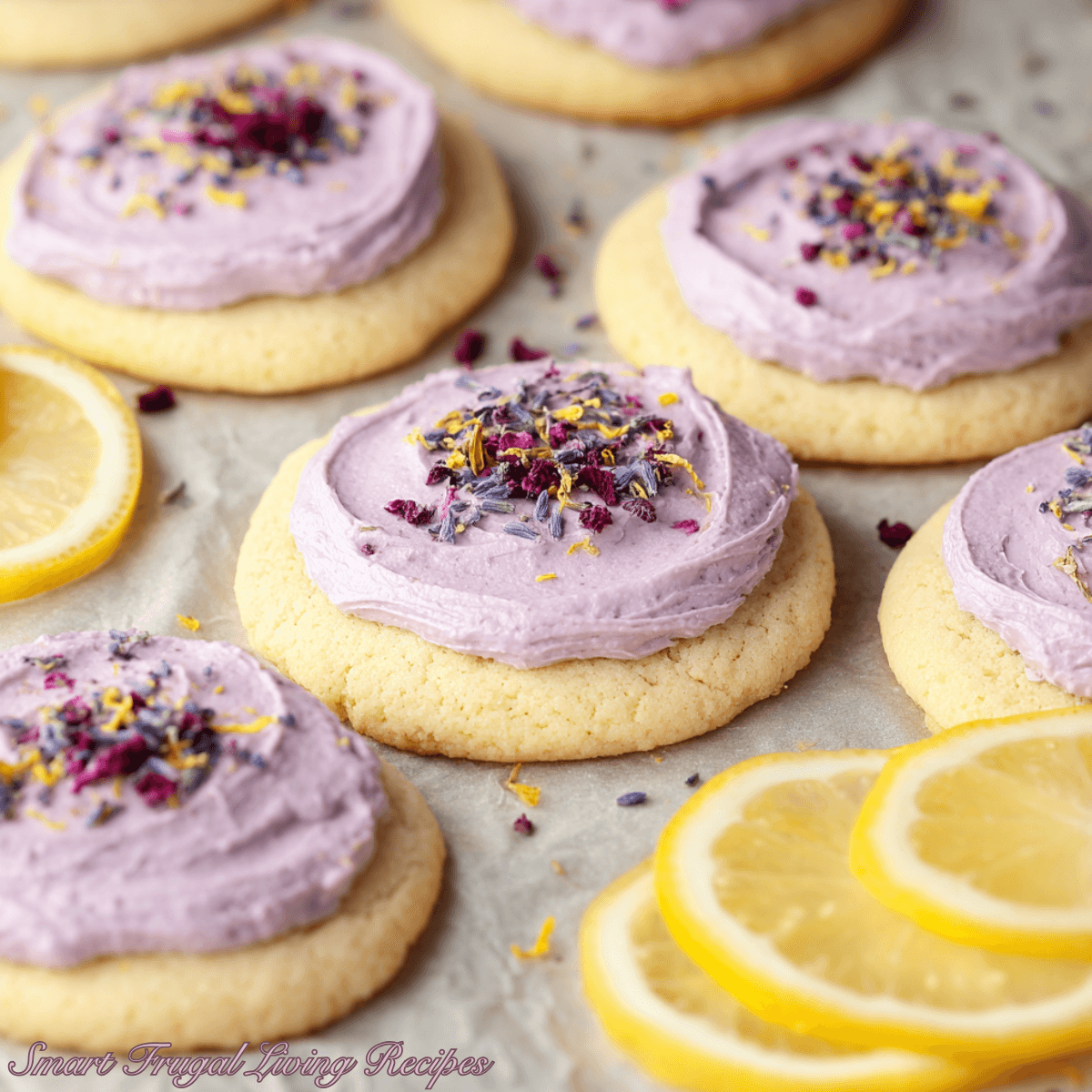 Soft Lemon Blueberry Cookies