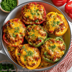 Read more about the article Slow Cooker Stuffed Bell Peppers – Easy, Juicy, and Flavor-Packed
