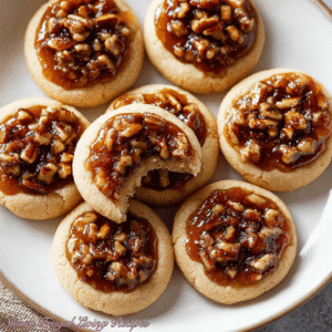Read more about the article Buttery Thumbprints Pecan Pie Cookies