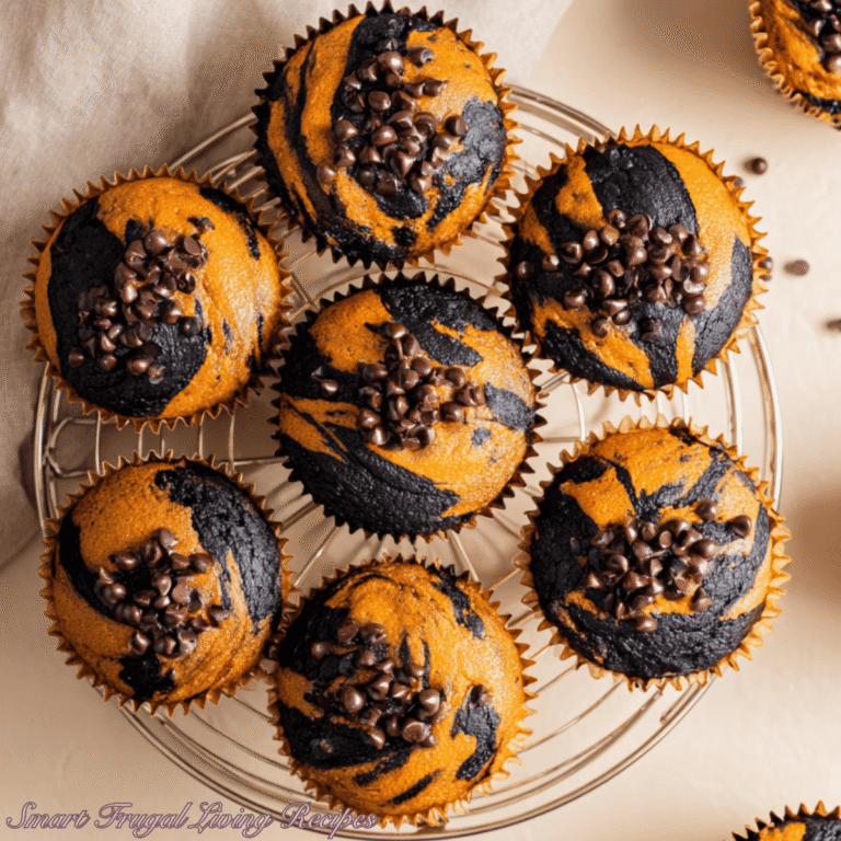 Double Chocolate Pumpkin Muffins