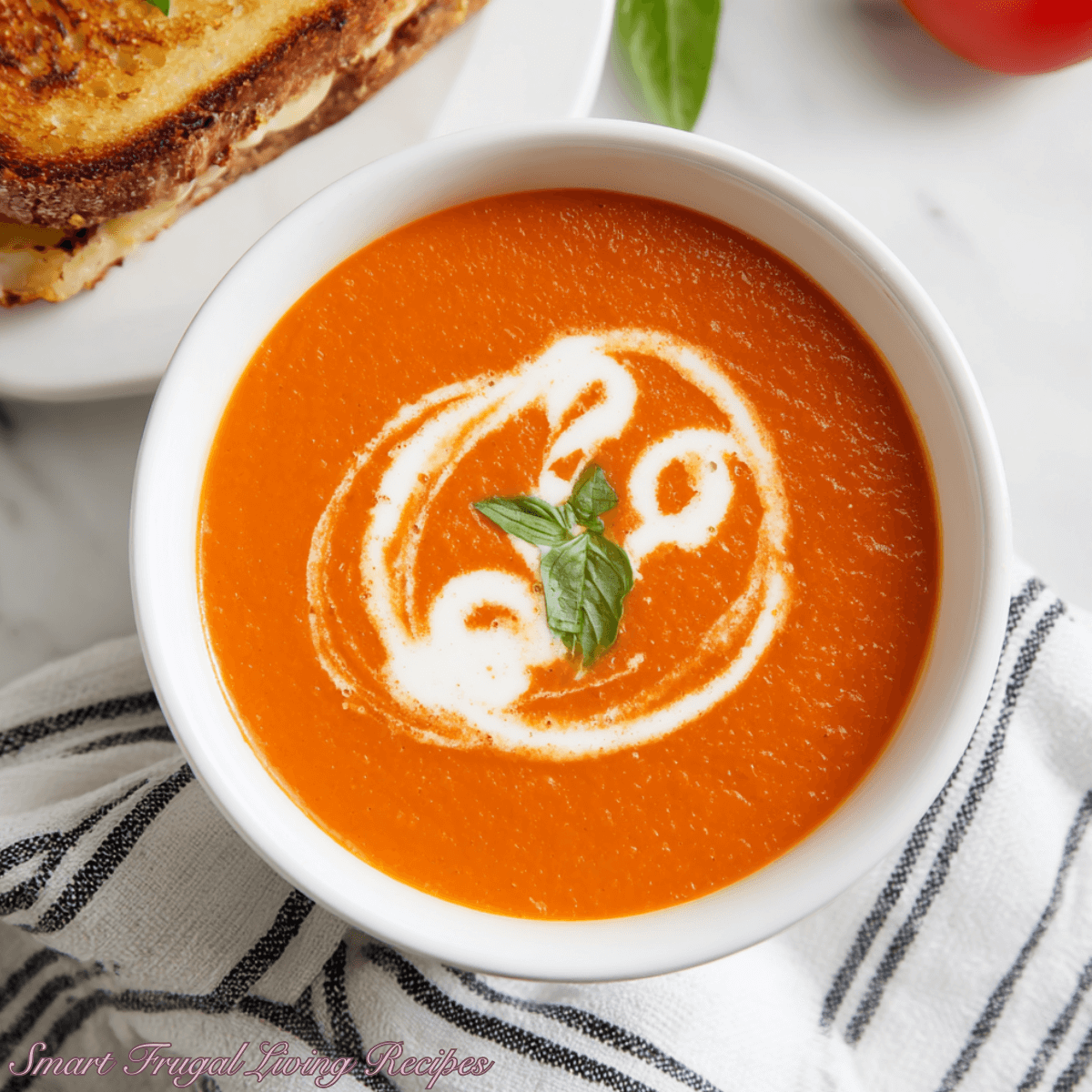 Roasted Tomato Basil Soup
